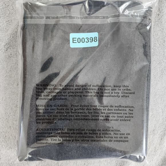 Milano Skirt Size L Gray Pull On Faux Wrap Stretch Knit Pencil Viscose Polyester - Picture 8 of 8